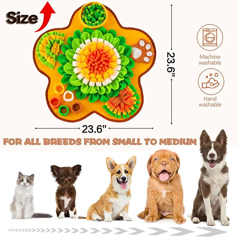 Sniff, Slow Feeder Mat for Puppies, Dogs