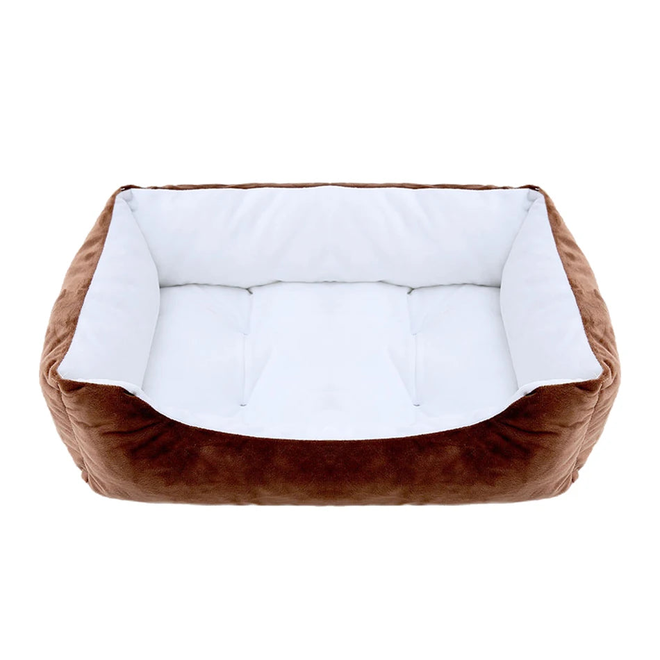 Pet Square Plush Calming Dog Bed