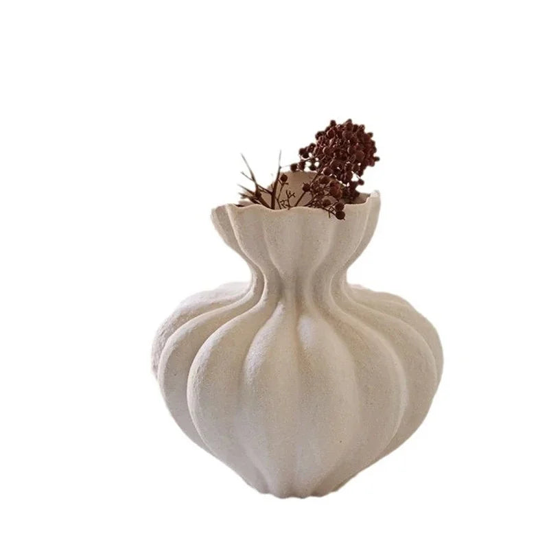 Unique French Minimalist Design Ceramic Vase