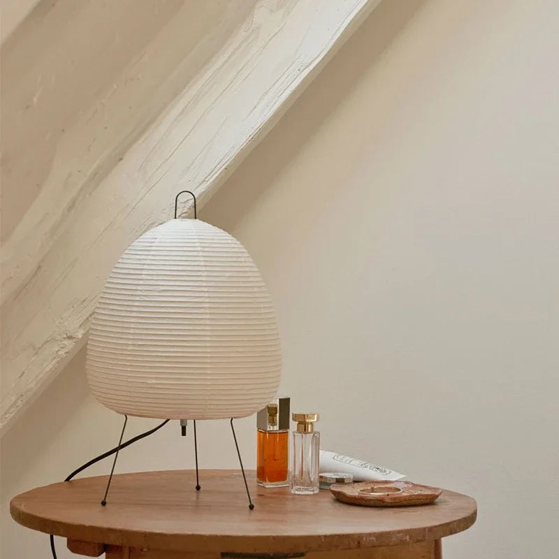Modern Handmade Rice Paper LED Table Lamp