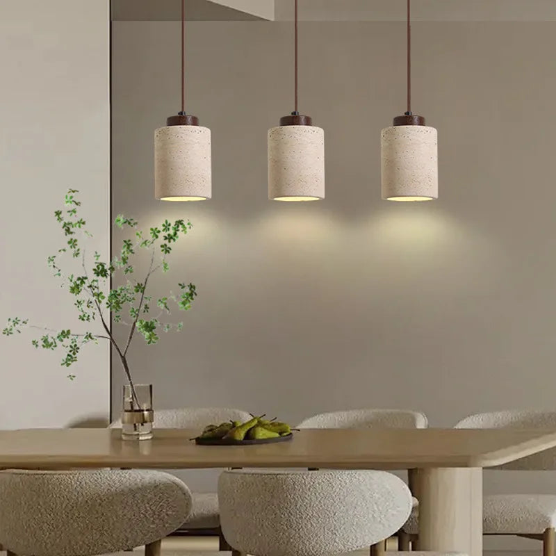 Japanese Genuine Cave Stone Hanging Lamps