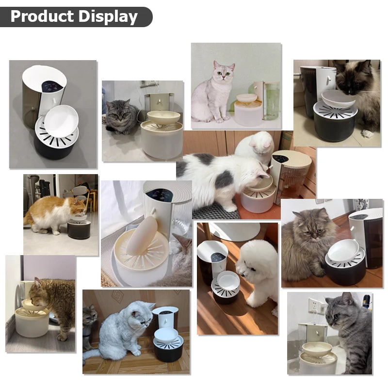 Pet Water Dispenser, Wireless Water Dumping
