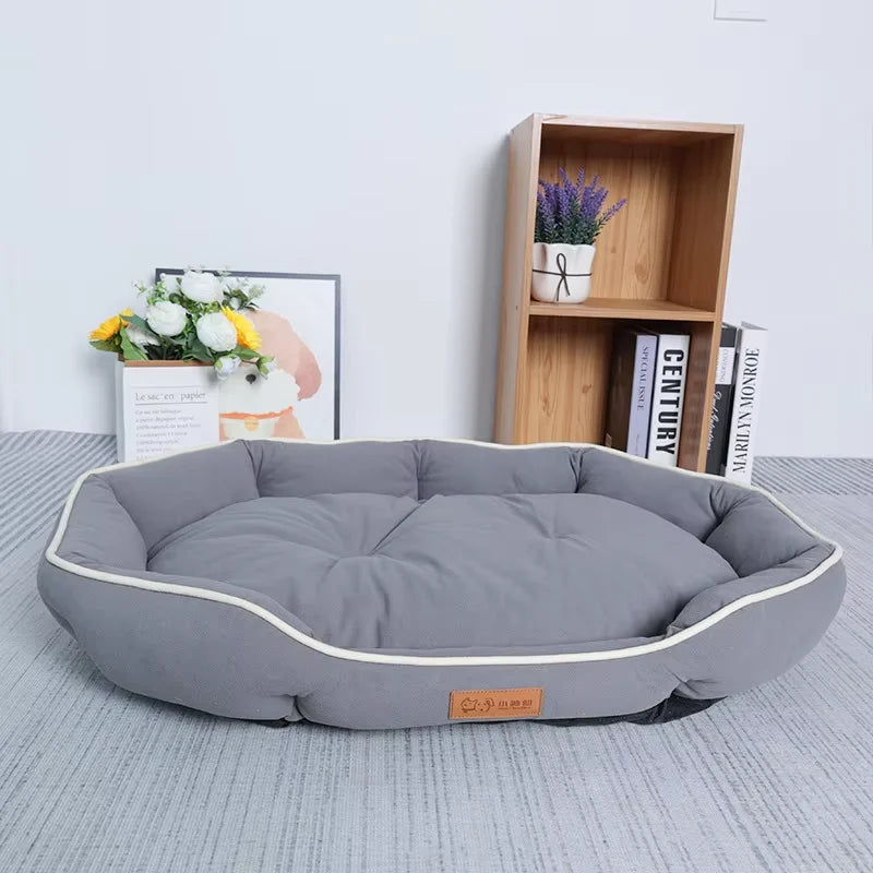 Pet Sleeping Sofa Large Plush Dog Bed