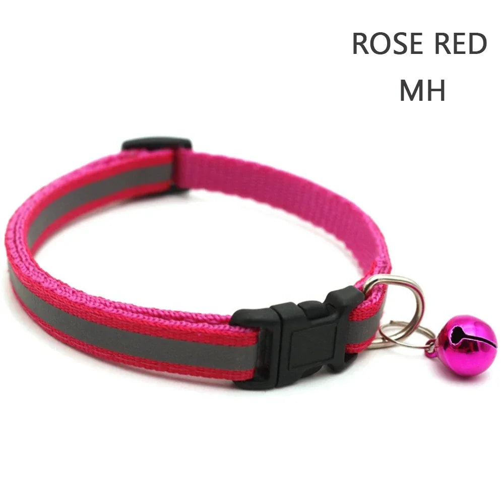 Reflective Night Safety Kitten Collar; Adjustable