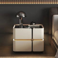 Solid Wood Sleek Modern Bedside Nightstand