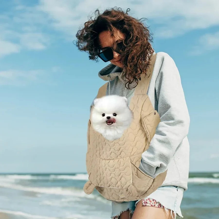 Dog Chest Carrier Backpack, Waterproof, Wind Resistant