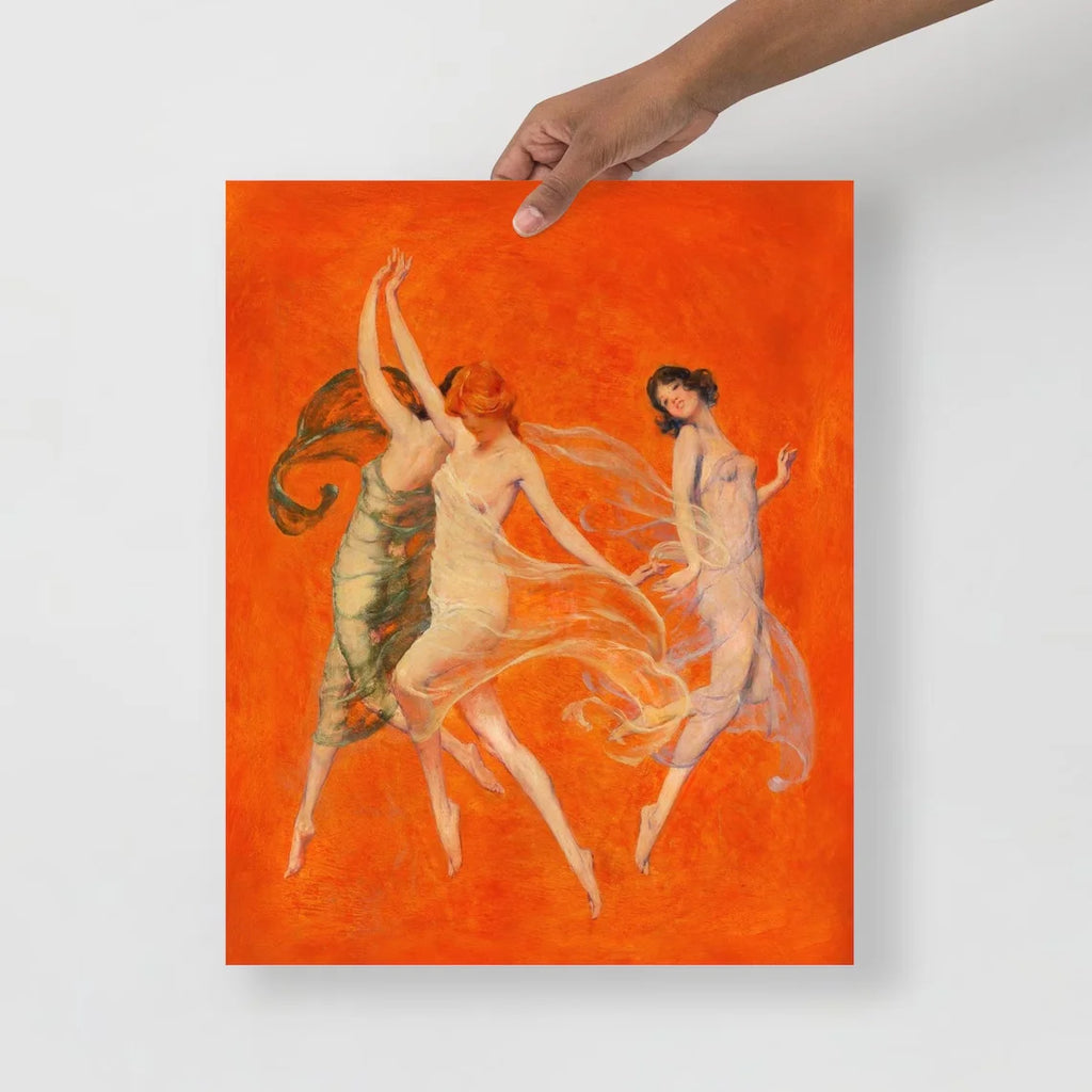 Dance of Three Muses Art Print, Museum Quality