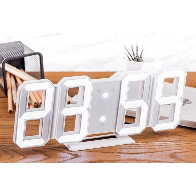 Digital LED Alarm Clock: Bedroom, Office, Desk
