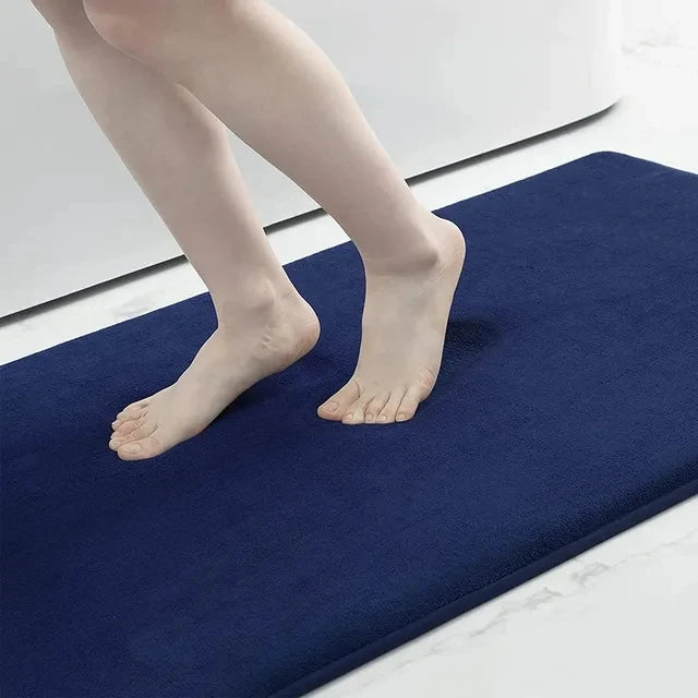 Super Absorbent Bath Mat, Non-Slip Memory Foam