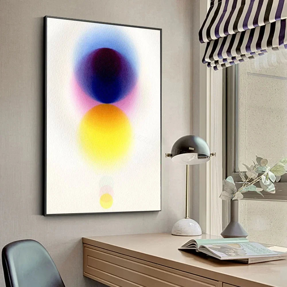 Gradient Halo Modern, Minimalist Canvas Wall Art