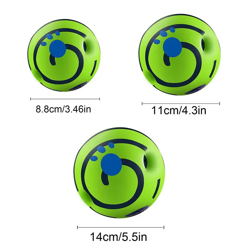 Wobble Wag Giggle Glow Ball Interactive Dog Toy