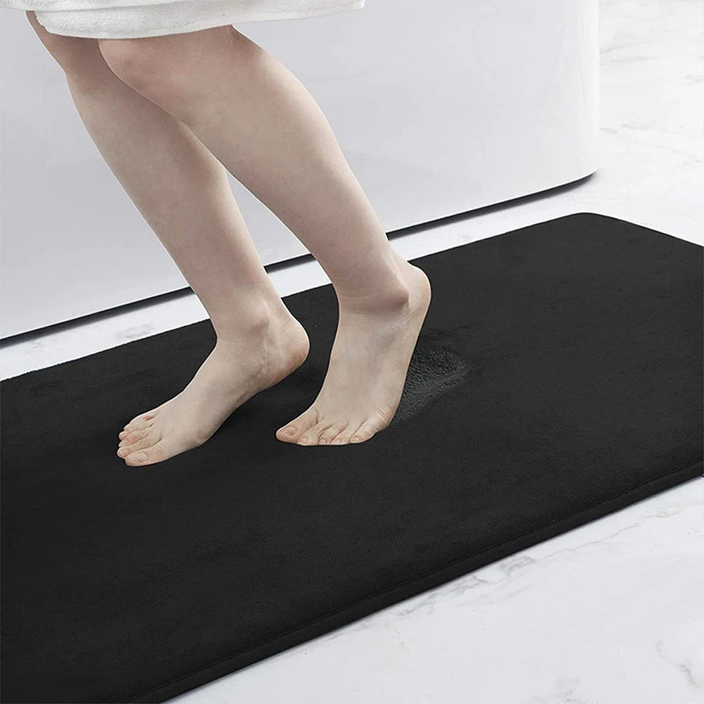 Super Absorbent Bath Mat, Non-Slip Memory Foam