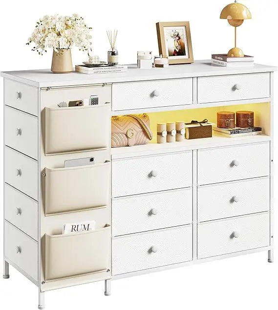 Dresser with 13 Fabric Drawers. Make This Perfect Anywhere in Your Home.