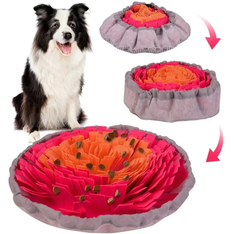 Pet Sniffing Pad; Hide Food, Slows Eating