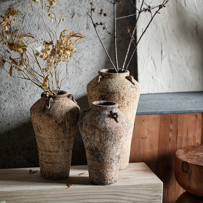 Vintage Handmade Japanese Stoneware Pottery