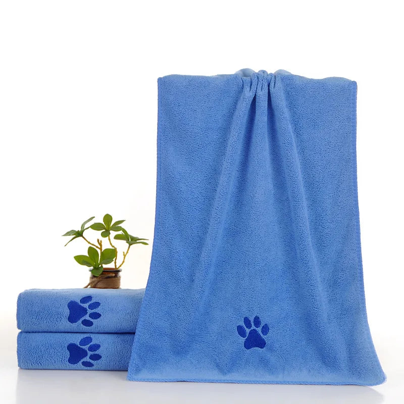 Microfiber Pet Bath Towel Super Soft Absorbent