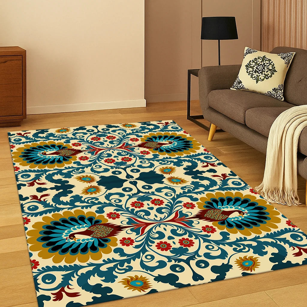 Luxurious Bohemian Geometric Carpet, 6 Styles, 5 Sizes
