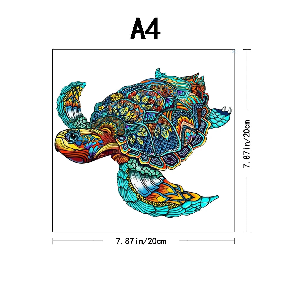 Adult Advanced Plywood Puzzle, Unique Animal Shapes