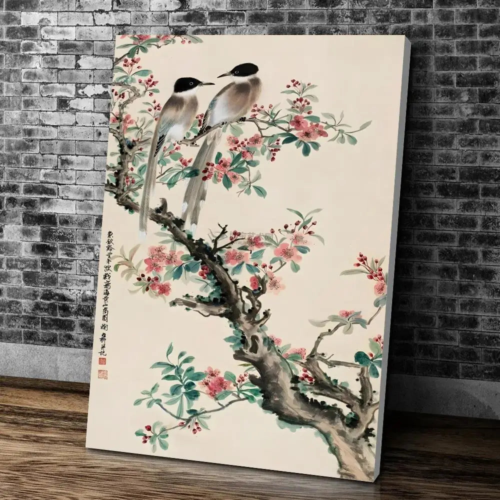 Chinese Style Calligraphy Painting on Canvas Prints