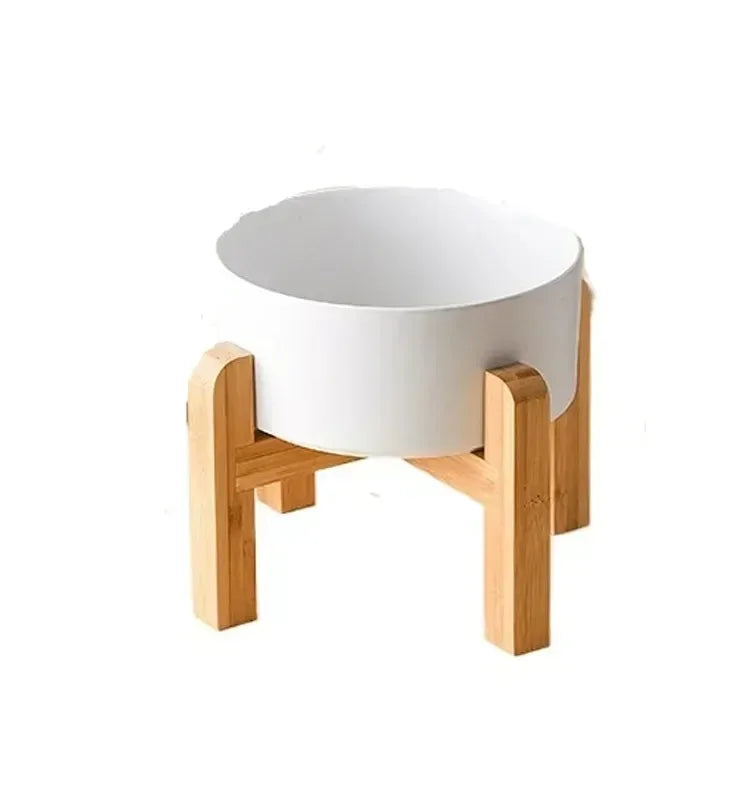 Pet Bowl Ceramic Elevated Food/Water Dish