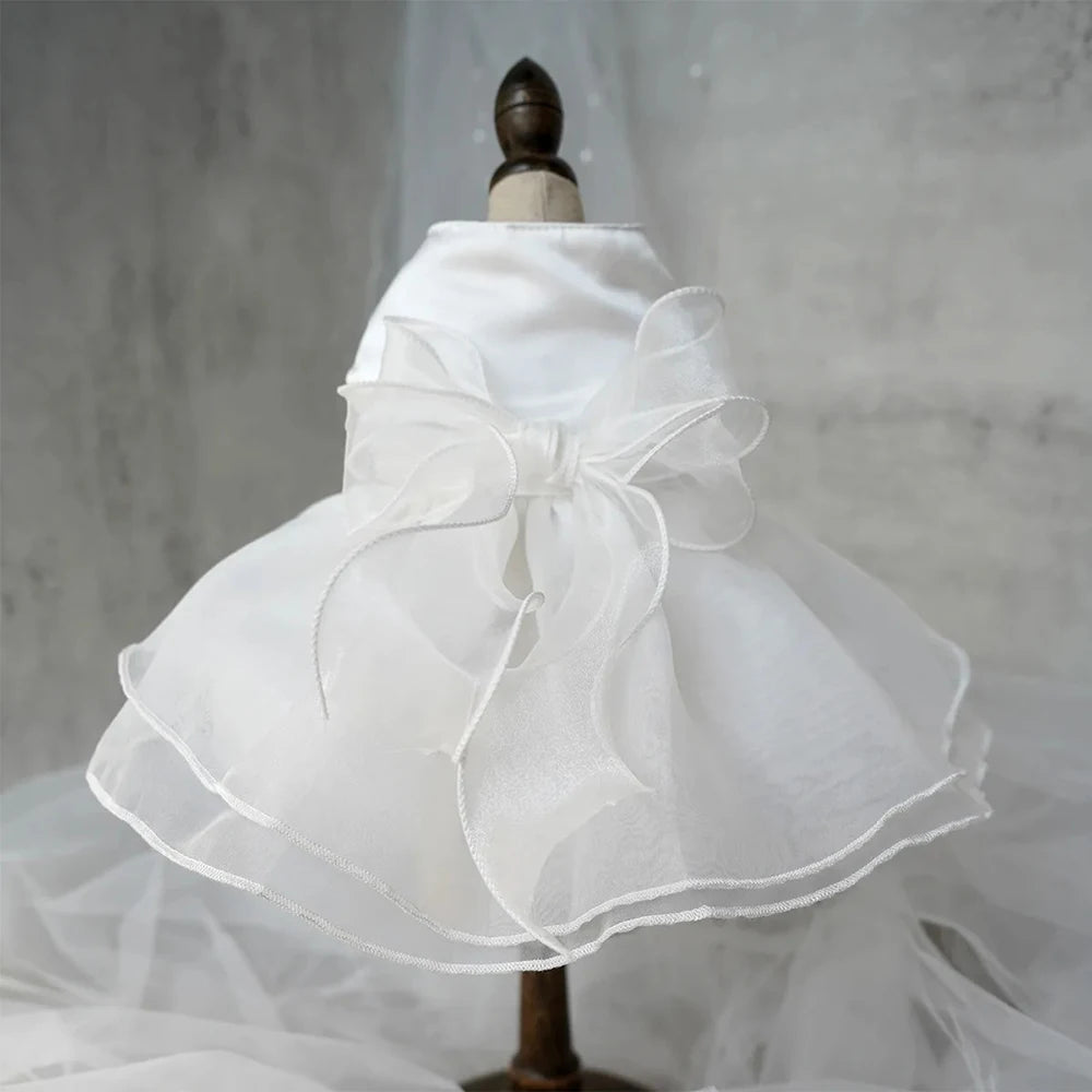 Luxury Cat/Dog Wedding Princess Dress