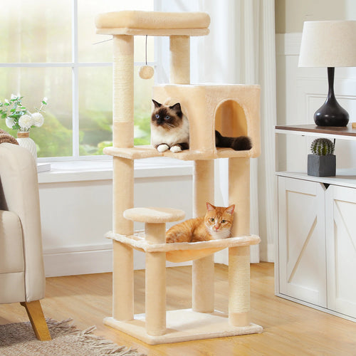 5-Level Cat Tower, 45" with Top Perch