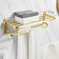 Elegant Brushed Brass Bathroom Accessories