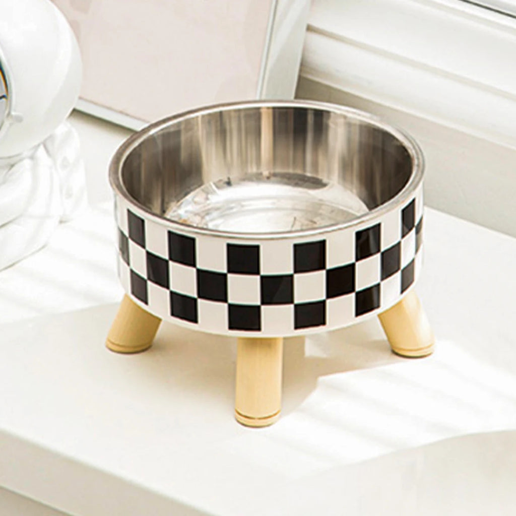 Raised Bowl, Polk-Dot or Checkerboard