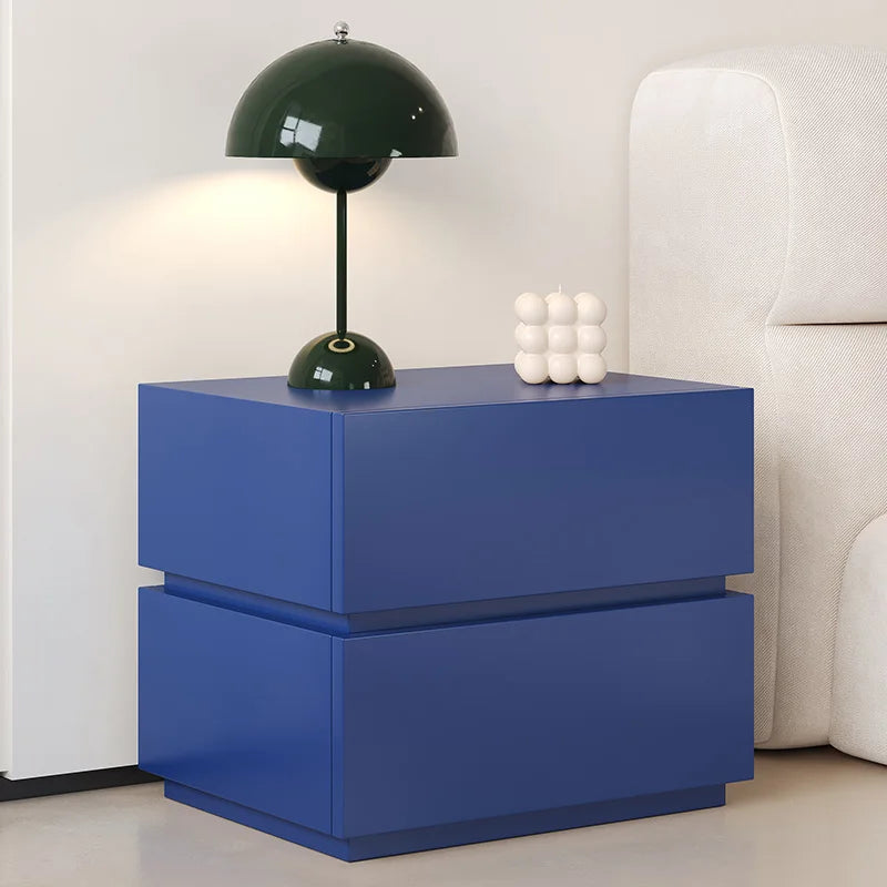 Modern Minimalist Bedside Nightstand; Luxury Decor