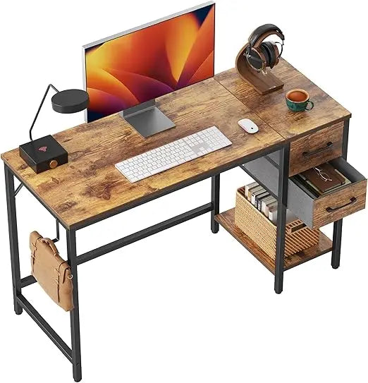 Desk with Two Drawers for Study and Writing