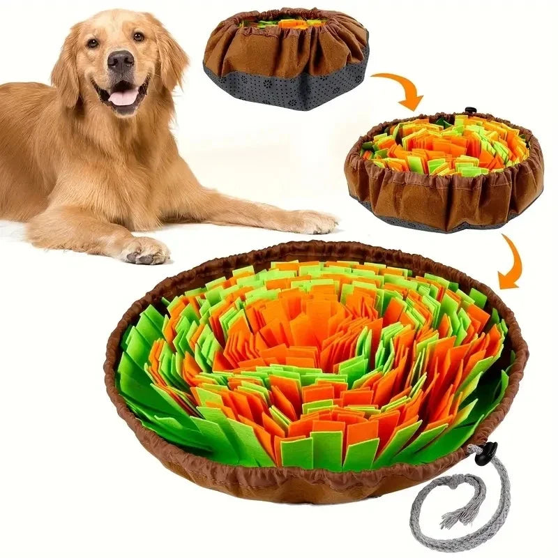 Pet Sniffing Pad; Hide Food, Slows Eating