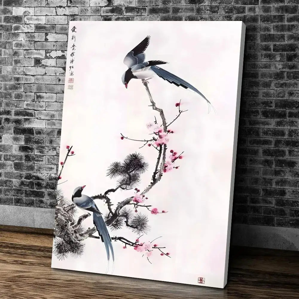 Chinese Style Calligraphy Painting on Canvas Prints