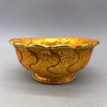 Chinese Mandarin Copper Gilded Bowl Exquisite Handicraft