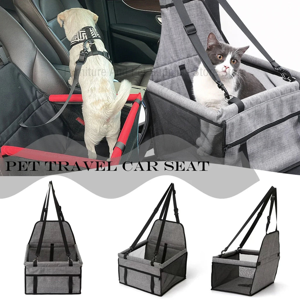Deluxe Dog Safety Car Seat & Harness