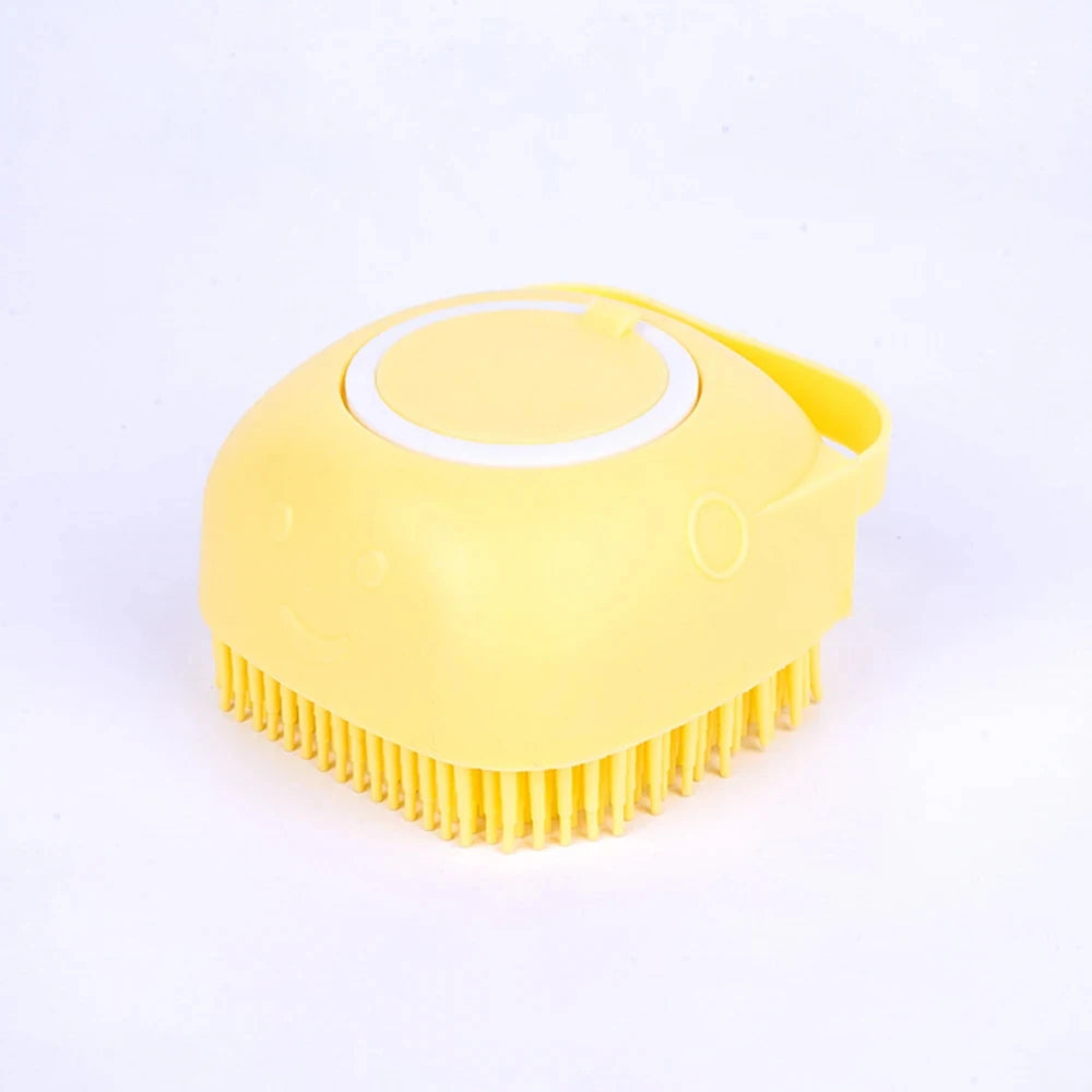 Dog `Bathtime Silicone Soapy Massage Brush