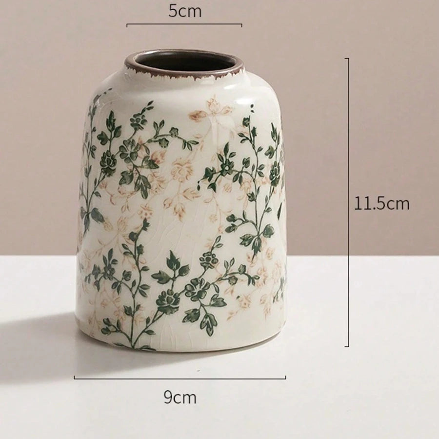 Handmade Bohemian Art Ice Crackle Ceramic Vases
