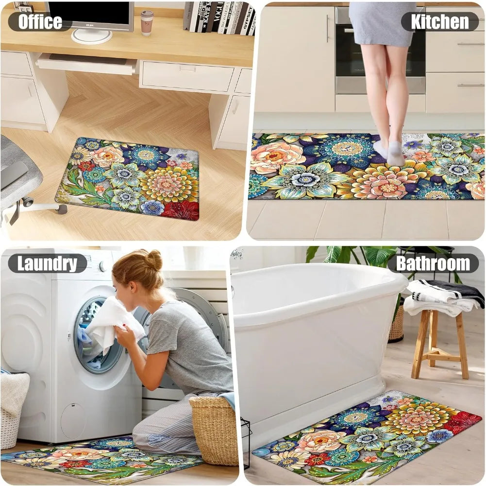 Anti-Fatigue Memory Foam Comfort Mats; 2 Sizes