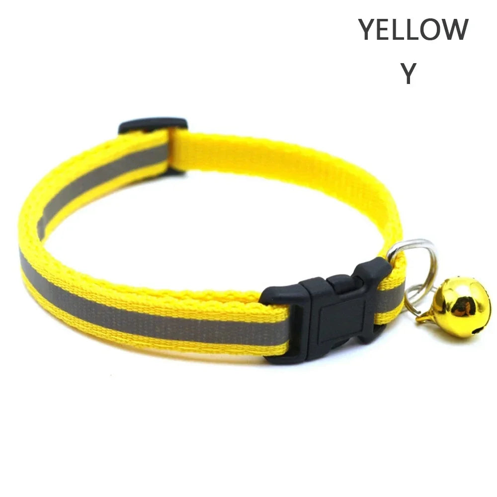 Reflective Night Safety Kitten Collar; Adjustable