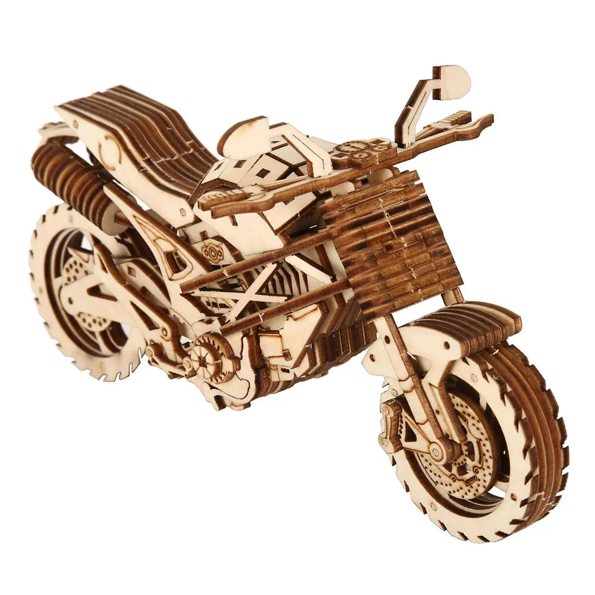 3D Wooden Puzzle Motorcycle Model