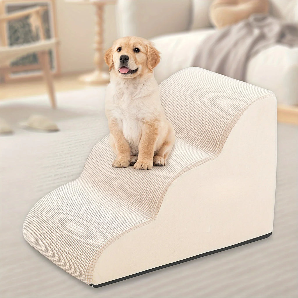 2/3/4 Tier Pet Stairs, Ramp, Washable Cover