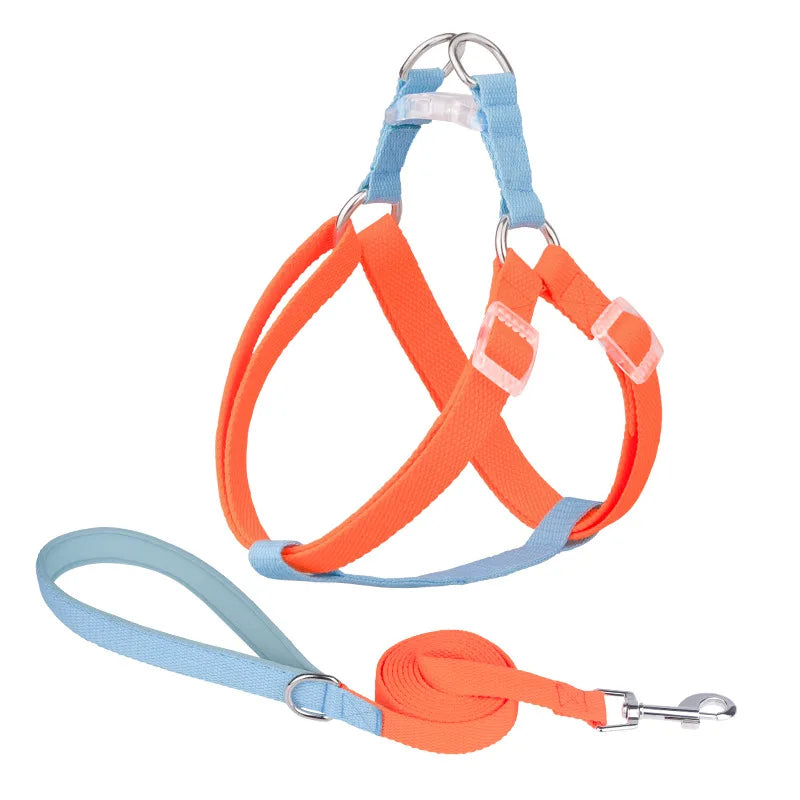 Dog Harness, Leash, Collar Set, No-Pull, Adjustable