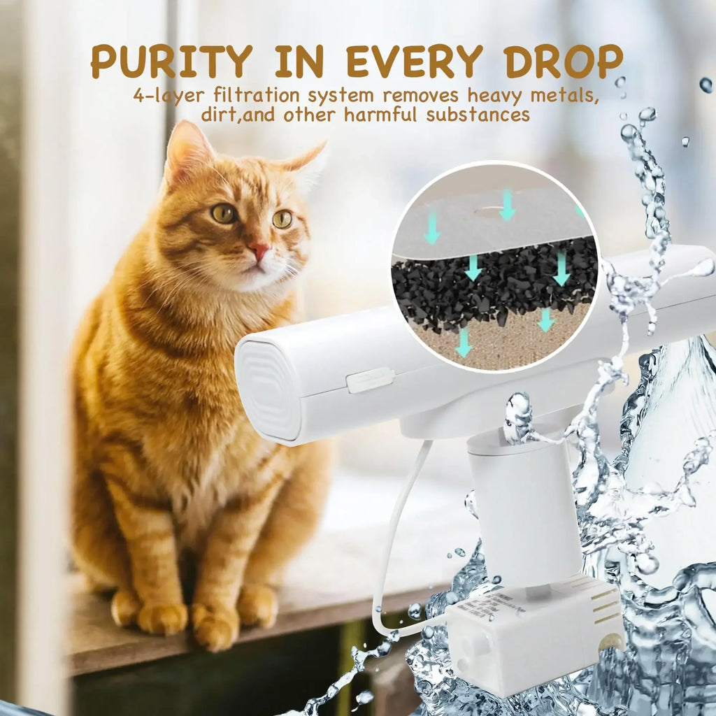 4L Wireless Automatic Pet Water Fountain