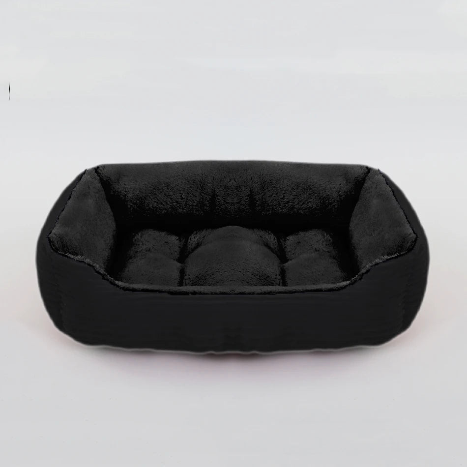 Pet Square Plush Calming Dog Bed