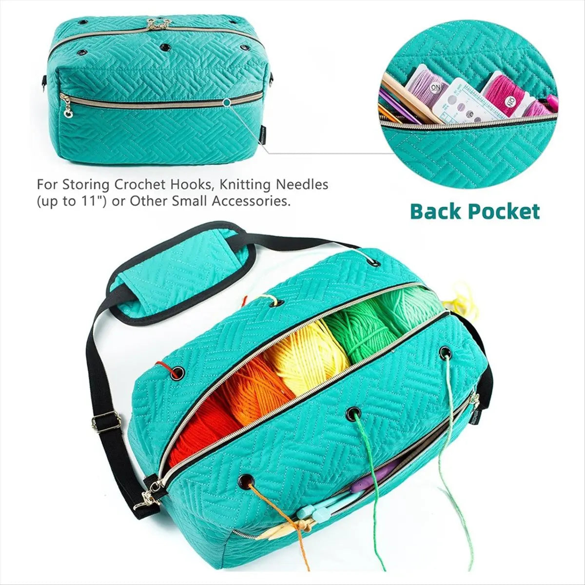 Crochet Yarn/Supplies Organizer Bag