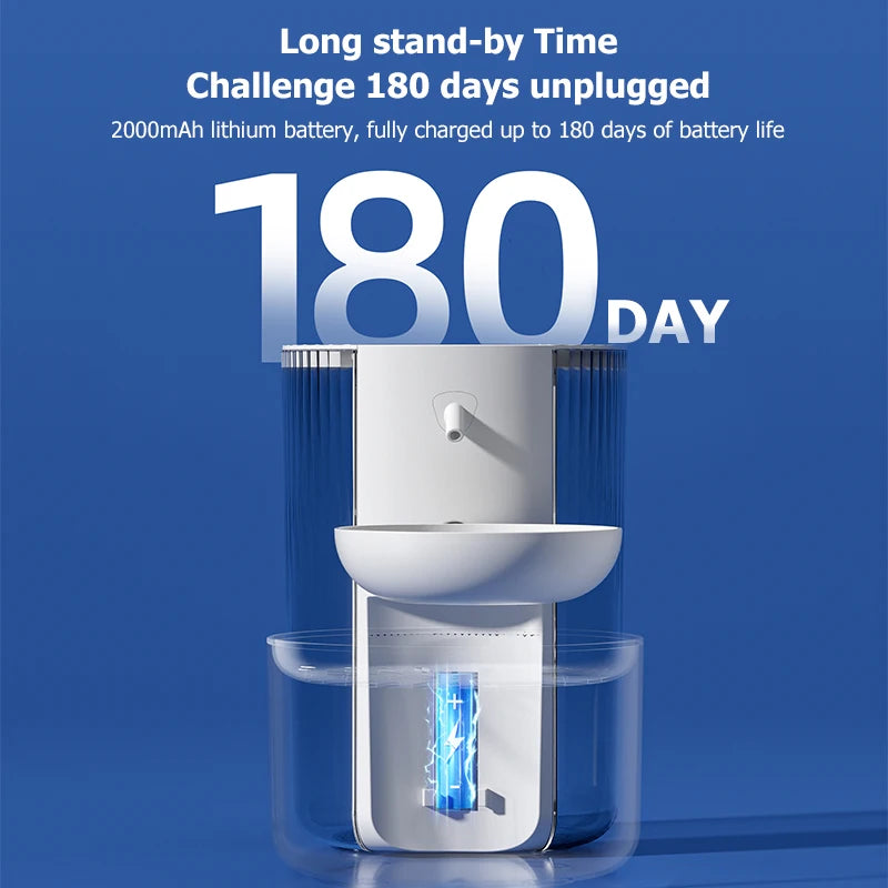 Pet Water Dispenser, Wireless Water Dumping