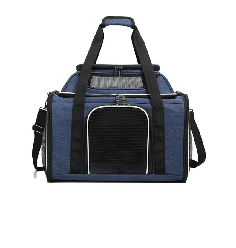 Luxury Dog Carrier, Expandable Top, Large Capacity