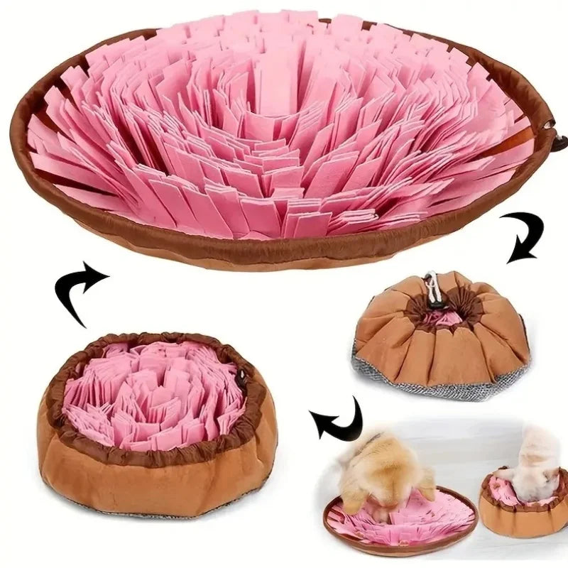 Pet Sniffing Pad; Hide Food, Slows Eating