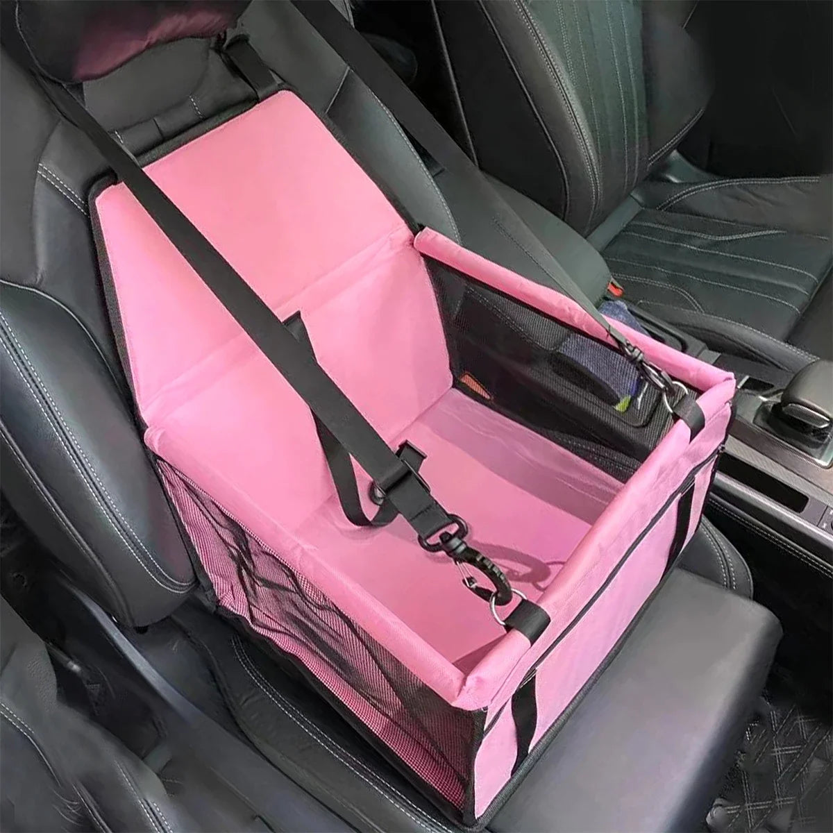 Deluxe Dog Safety Car Seat & Harness