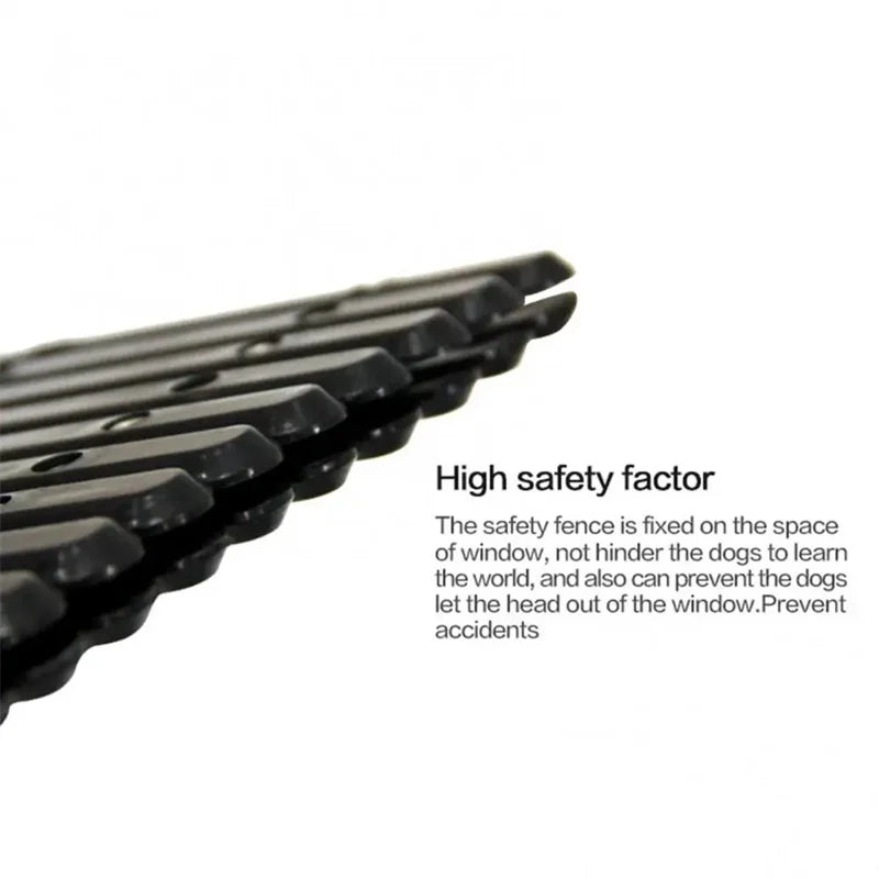 Car Window Expandable Safety Fence for Pets