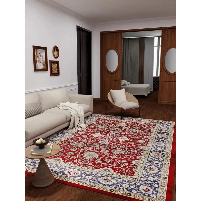 Retro Thickened Persian Style Carpet; 3 Designs, 8 Sizes